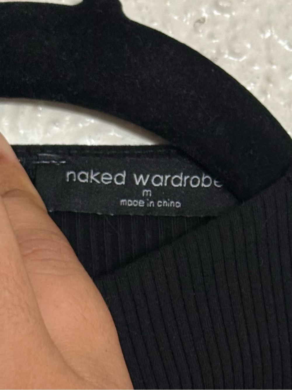Naked wardrobe Black Asymmetrical Cutout snatching Bodycon jumpsuit size M - Picture 6 of 8